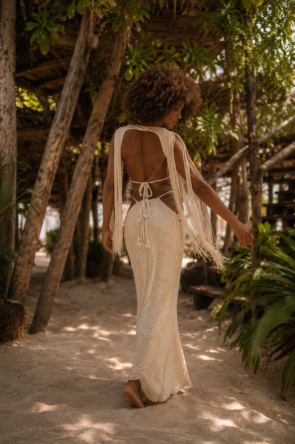 Isis Dress: Handmade Luxury Resortwear Custom Artisan Design