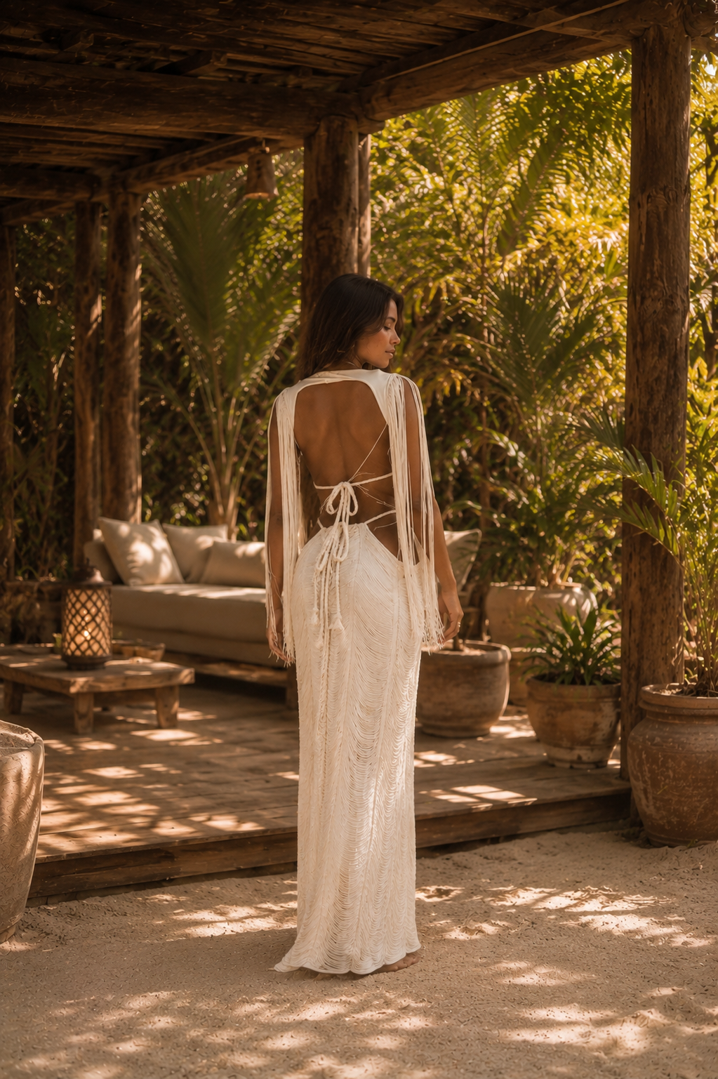 Isis Dress: Handmade Luxury Resortwear Custom Artisan Design